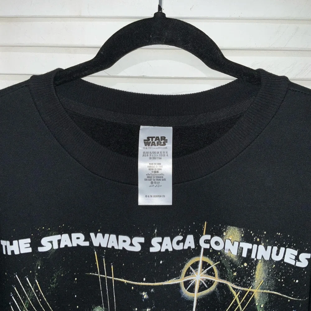 Star Wars The Empire Strikes Back 45th Anniversary Crewneck Size XL - Picture 4 of 5